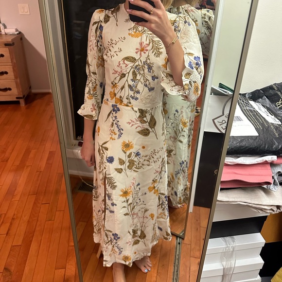 NWT Reformation Carolena frolic dress size 0 - Picture 2 of 4